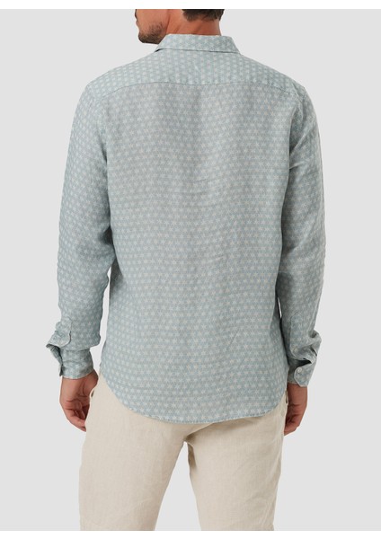 Standart Düğmeli Yaka Açık Mavi Erkek Gömlek Mr Mood Special Edition fiyatları