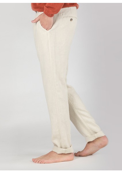 Normal Bel Normal Paça Standart Koyu Bej Erkek Pantolon Mr Tanger Pants modelleri