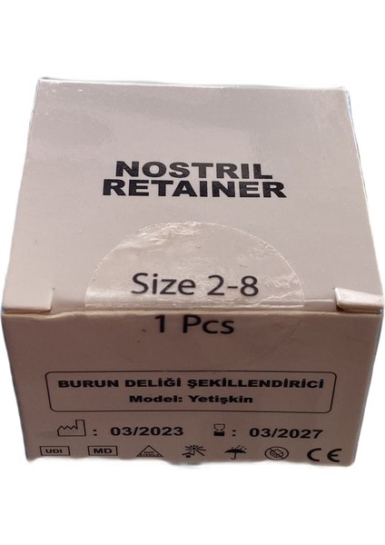 Nostril Retainer Burun Deliği Şekillendirici (3m Micropore Bant Hediye)2-8