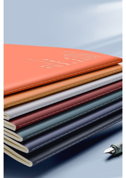 Çizgili Not Defteri - 4'lü Set- 14X21 cm modelleri
