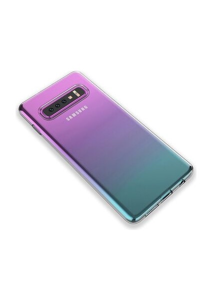 Samsung Galaxy S10 Plus ile Uyumlu Kılıf Şeffaf Kamera Korumalı Esnek Silikon Telefon Kılıfı Kapak modelleri