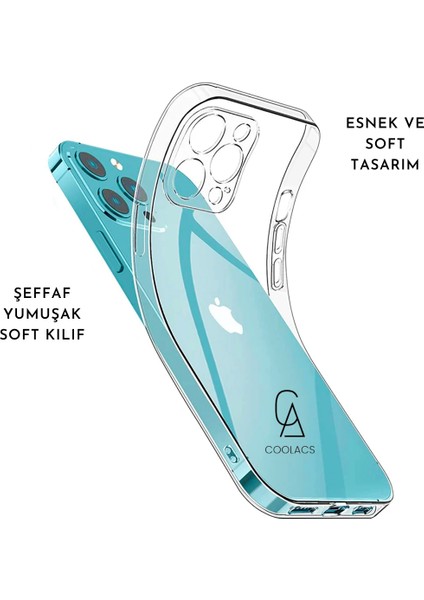 Samsung Galaxy A04S ile Uyumlu Kılıf Şeffaf Kamera Korumalı Esnek Silikon Telefon Kılıfı Kapak