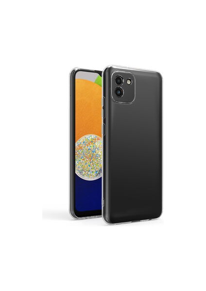 Samsung Galaxy A03 ile Uyumlu Kılıf Şeffaf Kamera Korumalı Esnek Silikon Telefon Kılıfı Kapak modelleri