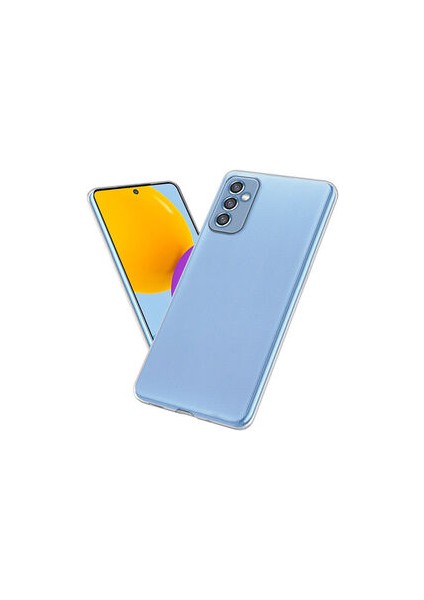 Samsung Galaxy A03S ile Uyumlu Kılıf Şeffaf Kamera Korumalı Esnek Silikon Telefon Kılıfı Kapak