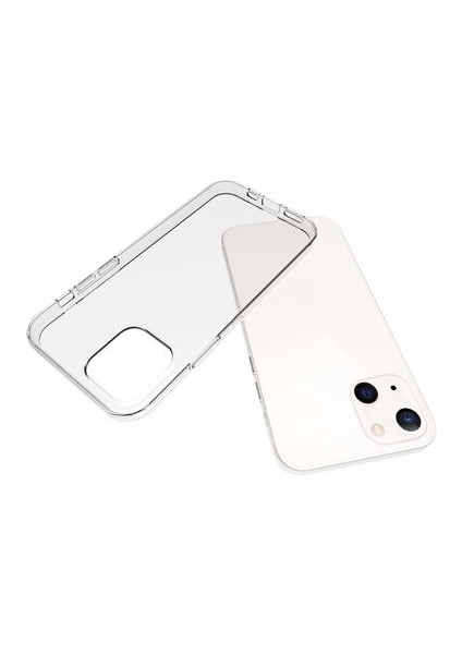 Apple iPhone 14 ile Uyumlu Kılıf Şeffaf Esnek Silikon Telefon Kılıfı Kapak modelleri