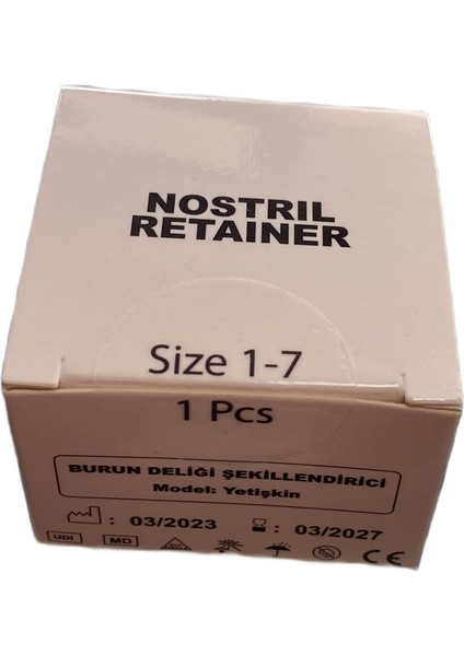Nostril Retainer Burun Deliği Şekillendirici (3m Micropore Bant Hediye)1-7 fiyatları