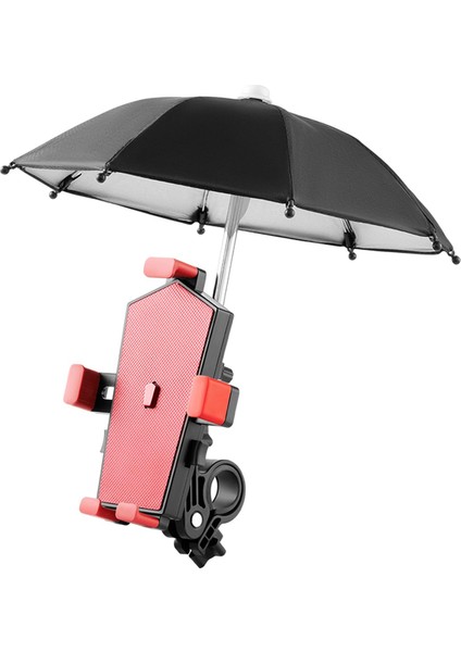 Bisiklet Telefon Tutucusu Gidon Aksesuarları Için Bike Telefon Tutucusu Ahırlı Anti Bisiklet Kırmızısı Şemsiye ile (Yurt Dışından) fiyatları
