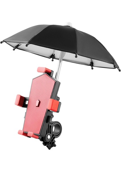 Bisiklet Telefon Tutucusu Gidon Aksesuarları Için Bike Telefon Tutucusu Ahırlı Anti Bisiklet Kırmızısı Şemsiye ile (Yurt Dışından) fırsatları