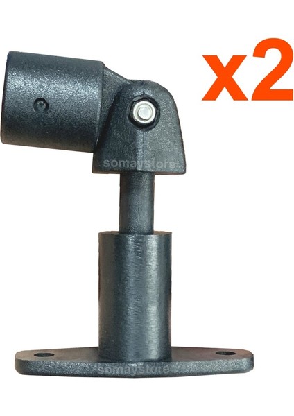 Tekne Tente Ayağı Taban Soketli 22MM 2 Adet