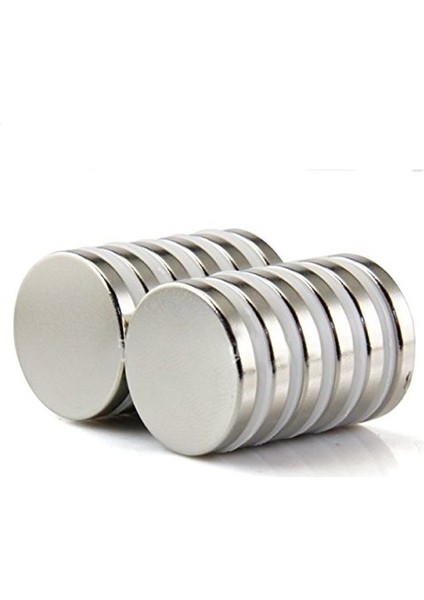 Çap 20MM x Kalınlık 3mm Süper Güçlü Yuvarlak Neodyum Mıknatıs - 2 ADET