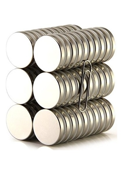 Çap 20MM x Kalınlık 3mm Süper Güçlü Yuvarlak Neodyum Mıknatıs - 2 ADET