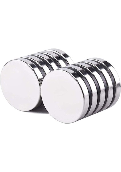 Çap 20MM x Kalınlık 3mm Süper Güçlü Yuvarlak Neodyum Mıknatıs - 2 ADET