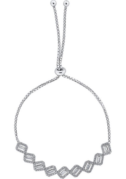 Baget Taşlı Bileklik Rose