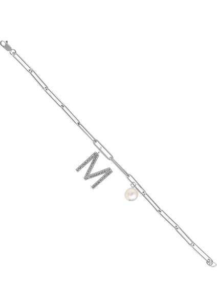 Kişiye Özel Harfli Incili Bileklik Sarı fiyatları