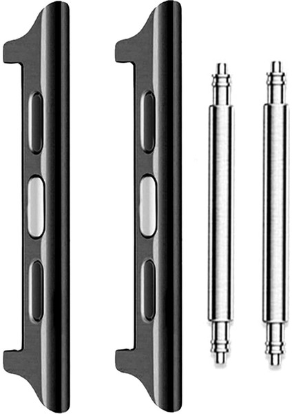 Apple Watch 38-40-41 mm To 22 mm Çevirici Metal Kordon Kayış Adaptörü Set - AL3133