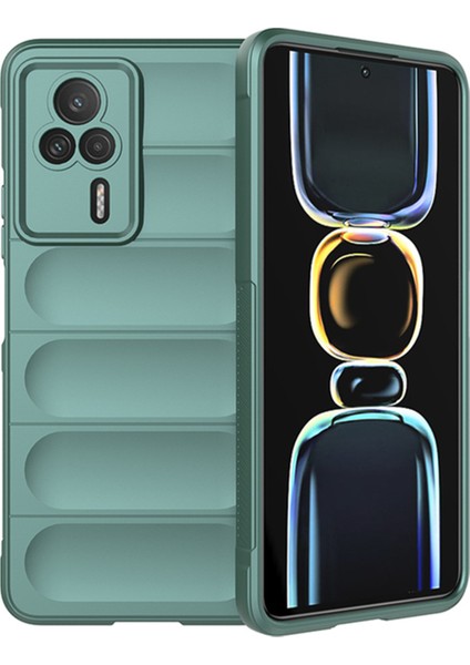 Xiaomi Redmi K60E Miami Serisi Darbeye Dayanıklı Silikon Kılıf - AL3420