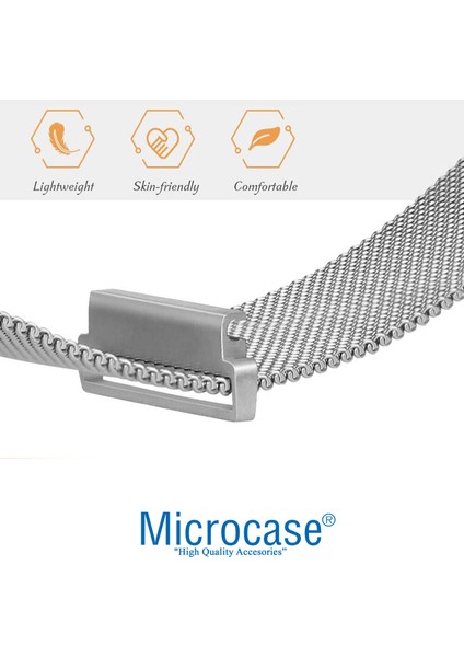 44-46 mm Akıllı Saatler Için 22 mm Manyetik Metal Kordon Kayış - KY15 fırsatları