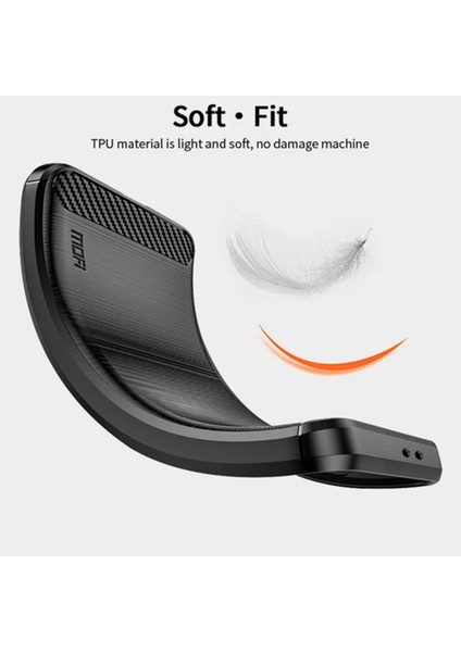 Honor X9A 5g Brushed Carbon Fiber Silikon Kılıf - Siyah AL3332 fiyatları