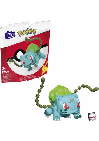 GVK83  Pokemon - Bulbasaur - Yap ve Oyna Figürler