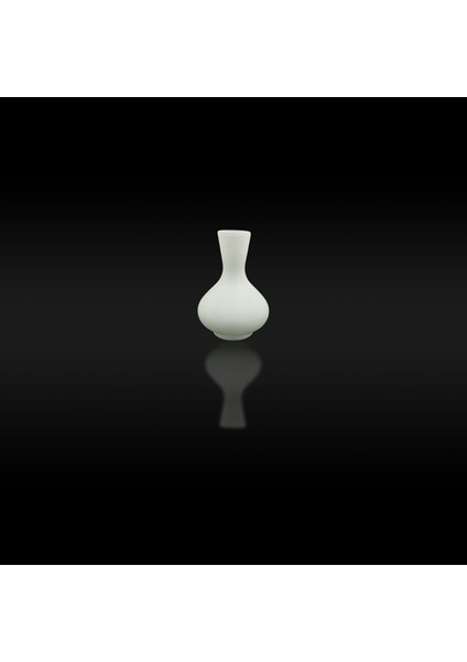 . Avize Lamba Camı. Beyaz Renkli. (Alt Çap: 8.00cm-h:18.00cm)