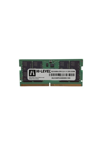 16GB Ddr5 5600MHZ Sodımm 1.1V HLV-SOPC44800D5-16G Hı-Level