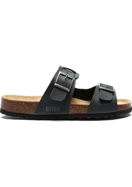 13471 Ch-Kifidis Soft Step Erkek Çift Bantlı Mantar Terlik 41-46