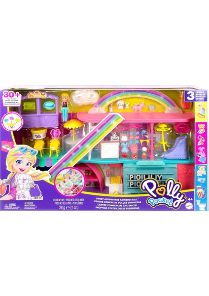 HHX78 Polly Pocket Gökkuşağı Alışveriş Merkezi Oyun Seti