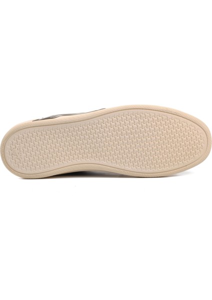 774424 Siyah Hakiki Deri Erkek Sneaker