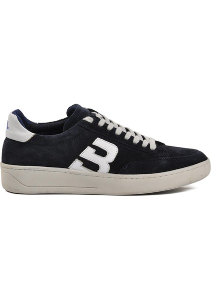774421 Lacivert Süet Hakiki Deri Erkek Sneaker