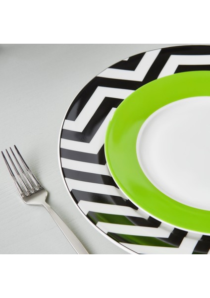 Zigzag 12 Parça 6 Kişilik Porselen Yemek Takımı fırsatları