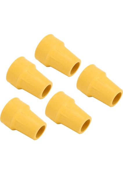 Yumuşak Kauçuk Koltuk Değneği Baston Lastiği - Bej - 22 mm (6 Adet)