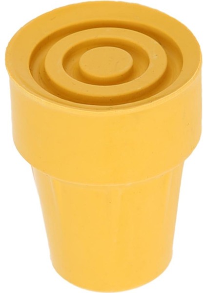Yumuşak Kauçuk Koltuk Değneği Baston Lastiği - Bej - 22 mm (6 Adet)