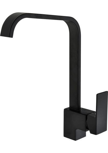 Trento Premium Siyah Şelale Sistemi Evye Mutfak Bataryası