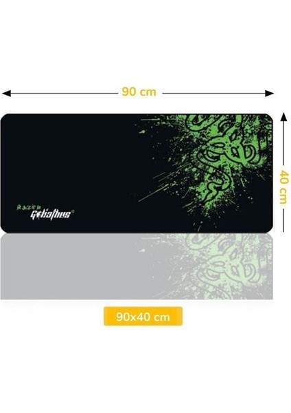90X40 Mouse Pad Gaming Oyuncu Gamer Kaymaz Taban Büyük Boy Ofis Tipi Fare Altlığı Goliathus fırsatları