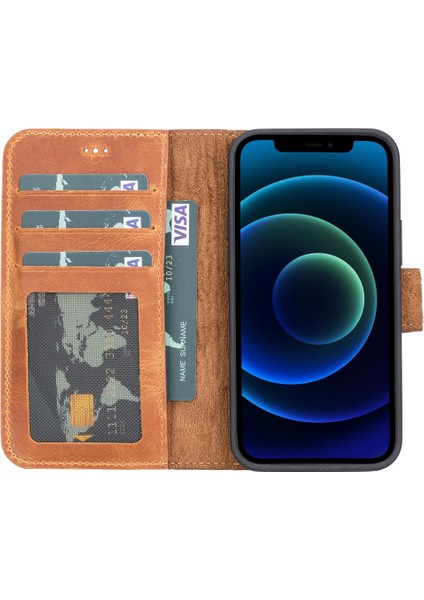 Apple iPhone 13 Mini Uyumlu Deri Cüzdanlı Kılıf G19 Taba modelleri