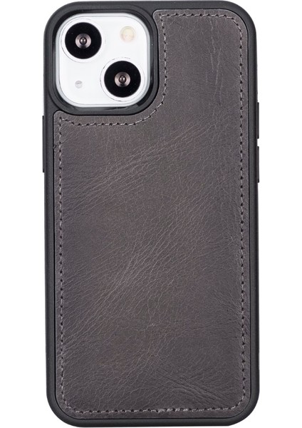 Apple iPhone 13 Mini Uyumlu Deri Cüzdanlı Kılıf Mwwn Tn1 Gri indirimleri