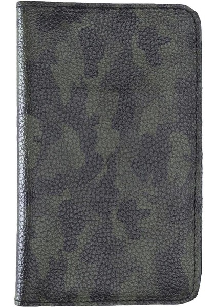 Leony 6.1 Inch Uyumlu Deri Kartlıklı Kılıf Kamuflaj Yeşil fırsatları