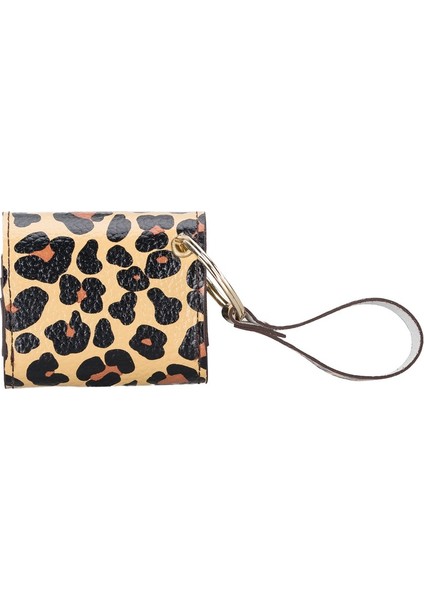 Apple Air-Podss 3.nesil Uyumlu Deri Kılıf Mai Snap Leopar fiyatları