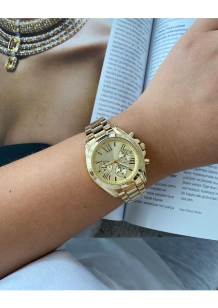 Altın Çelik Kasa Kadın Kol Saati fiyatları