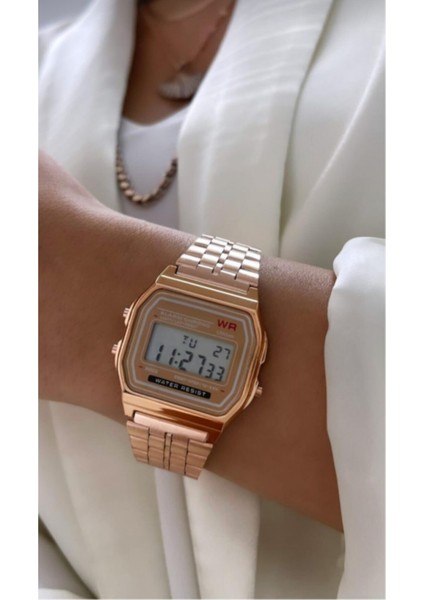 Digital Unisex Rose Kol Saati