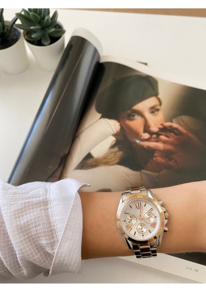 Metal Kordonlu Kadın Kol Saati