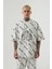 Oversize Unisex Mchnst Angels Baskili T-Shirt Gri 1