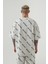 Oversize Unisex Mchnst Angels Baskili T-Shirt Gri 2