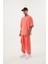 Oversıze Kargo Cepli Baggy Eşofman Pembe 4