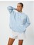 Paraşüt Kumaş Detaylı Kapüşonlu Sweatshirt 1