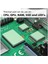 1.0MM*22*70MM Termal Pad M2 SSD Chipset Soğutucu - 7X2CM Silikon Iletken - Yeşil - 6W/MK 5