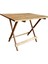Dekoratif, Balkon, Bahçe, Piknik Için Ahşap Katlanır Masa 80 cm 60 cm 1