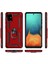 Samsung Galaxy A51 Kılıf Ultra Koruyan Yüzüklü Tank Stand Olan Mıknatıslı Voyotank 5