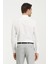 Beyaz Slim Fit Dokuma Klasik %100 Pamuk Gömlek 4
