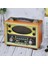 M-2027BT Taşınabilir Eskitme Radyo Fm Am Sw USB Tf Aux Destekli Vintage Bluetooth Hoparlör 5